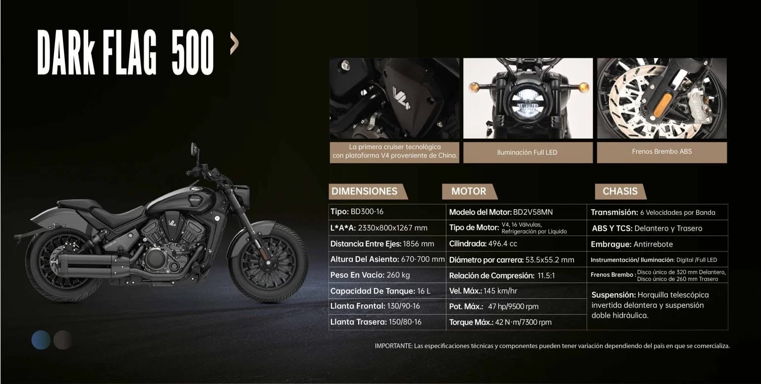 BENDA DARK FLAG 500 10