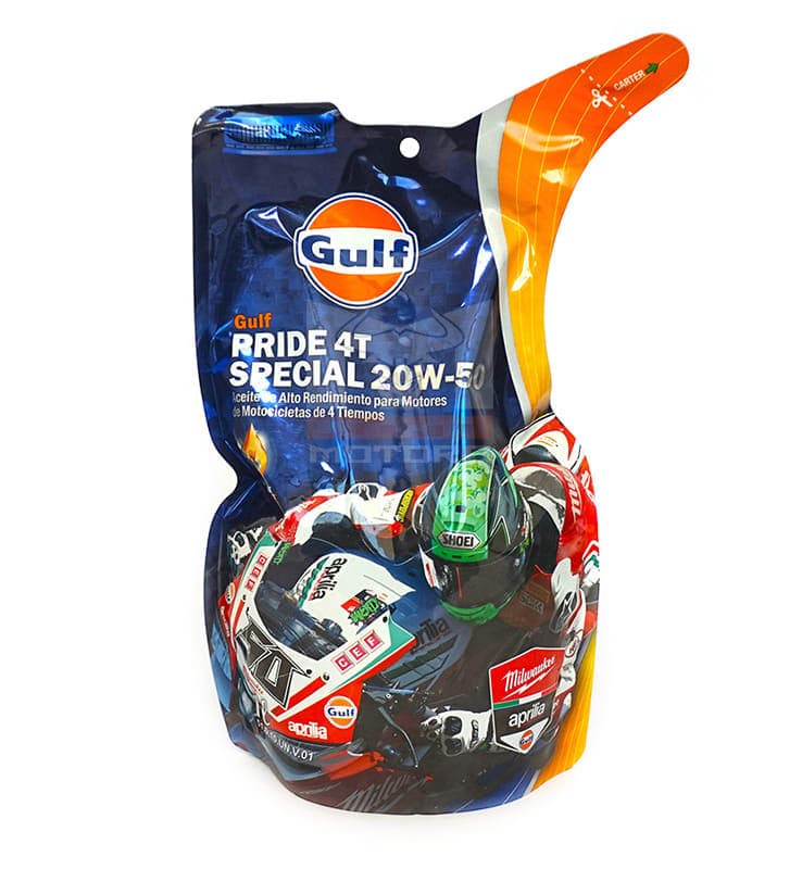 Aceite Pride 4T 20W50 Gulf 800ML