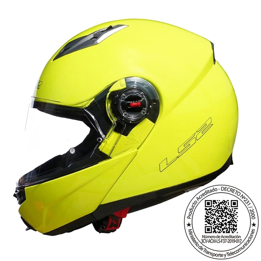 CASCO ABATIBLE LS2 FF370 EASY AMARILLO - TALLA XL